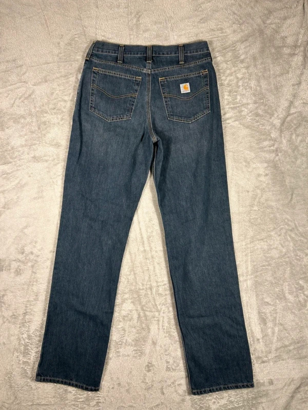 vintage carhartt jeans 33x36 dark wash denim